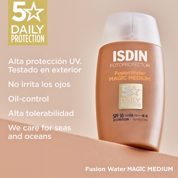 ISDIN Fusion Water Color Medium SPF50 de 50 ml-3