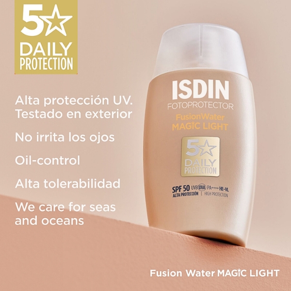 ISDIN Fusion Water Color Ligth SPF50 de 50 ml-6
